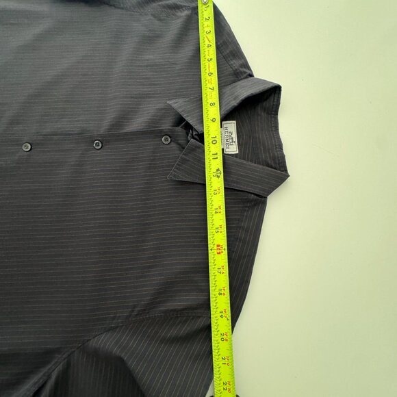 Hermes Long Sleeve Dress Shirt, Size 44/Neck 17.5 - Picture 15 of 17